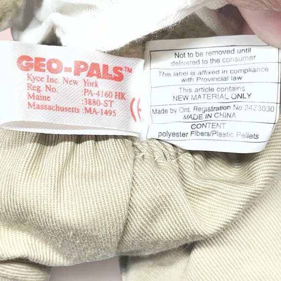 GEO-PALS Cotton Corps Teddy Bear with Khaki Outfit - Picture 5 of 5